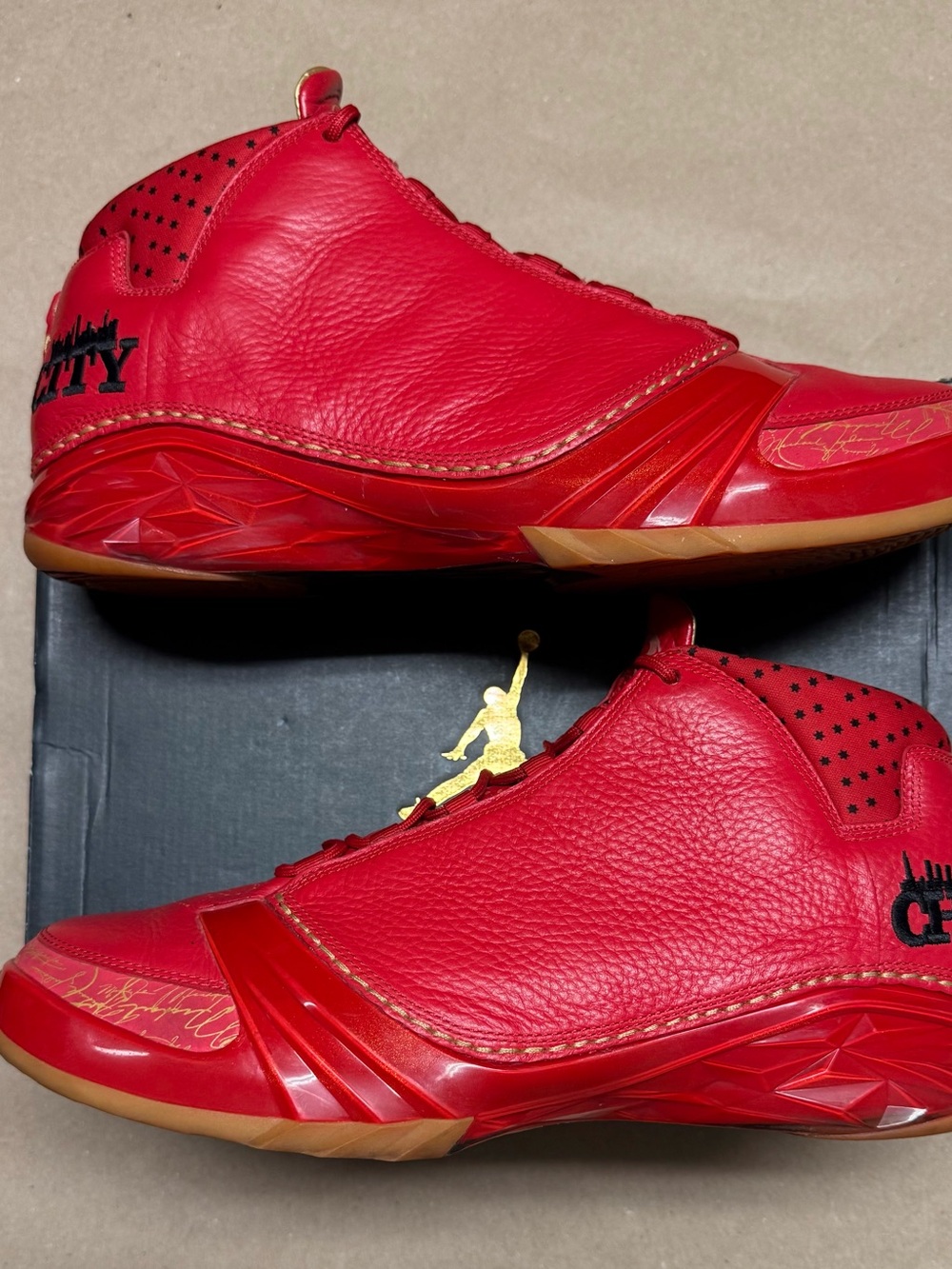 Nike Air Jordan Retro 23 Chicago City Mens size 14 Basketball Shoes Rare!